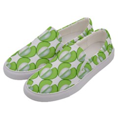 Herb Ongoing Pattern Plant Nature Men s Canvas Slip Ons