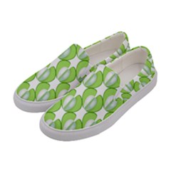 Herb Ongoing Pattern Plant Nature Women s Canvas Slip Ons