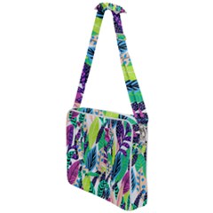 Leaves Rainbow Pattern Nature Cross Body Office Bag