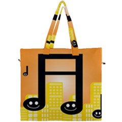 Abstract Anthropomorphic Art Canvas Travel Bag by Bajindul