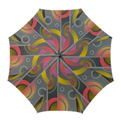 Abstract Colorful Background Grey Golf Umbrellas by Bajindul