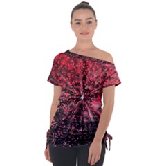 Abstract Background Wallpaper Tie-up Tee