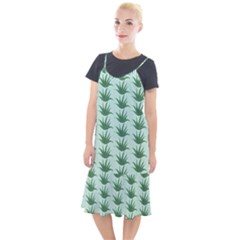 Aloe Plants Pattern Scrapbook Camis Fishtail Dress by Bajindul