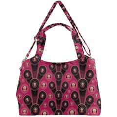 Background Abstract Pattern Double Compartment Shoulder Bag by Bajindul