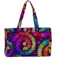 Abstract Background Spiral Colorful Canvas Work Bag by Bajindul