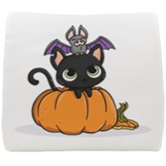 Halloween Cute Cat Seat Cushion by Bajindul