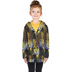 Background Level Clef Note Music Kids  Double Breasted Button Coat by Bajindul