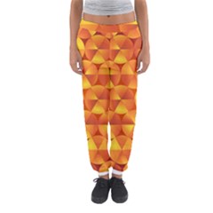 Background Triangle Circle Abstract Women s Jogger Sweatpants by Bajindul