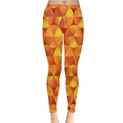 Background Triangle Circle Abstract Inside Out Leggings