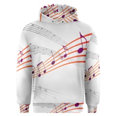 Music Notes Clef Sound Men s Overhead Hoodie