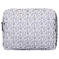 Music Notes Background Wallpaper Make Up Pouch (large) by Bajindul