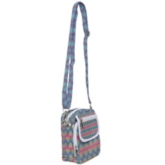Pattern Background Texture Colorful Shoulder Strap Belt Bag by Bajindul