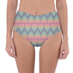 Pattern Background Texture Colorful Reversible High-waist Bikini Bottoms by Bajindul