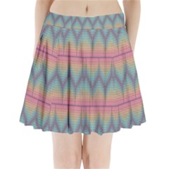 Pattern Background Texture Colorful Pleated Mini Skirt by Bajindul