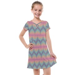 Pattern Background Texture Colorful Kids  Cross Web Dress