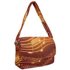 Music Notes Sound Musical Love Courier Bag by Bajindul