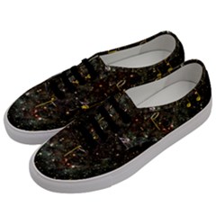 Music Clef Musical Note Background Men s Classic Low Top Sneakers by Bajindul