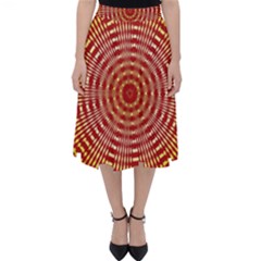 Pattern Background Structure Classic Midi Skirt