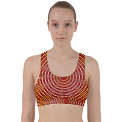 Pattern Background Structure Back Weave Sports Bra