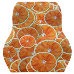 Oranges Background Texture Pattern Car Seat Back Cushion  by Bajindul