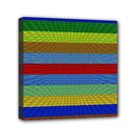 Pattern Background Mini Canvas 6  X 6  (stretched)