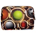 Sport Ball Tennis Golf Football Make Up Pouch (Medium) View2