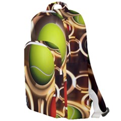 Sport Ball Tennis Golf Football Double Compartment Backpack by Bajindul