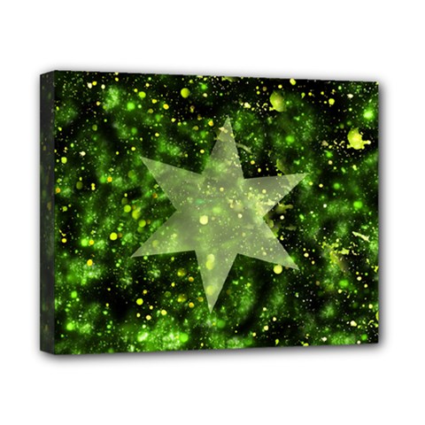 Star Blue Star Space Universe Canvas 10  X 8  (stretched) by Bajindul