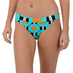 Octagon Blue 2 Band Bikini Bottom by impacteesstreetwear