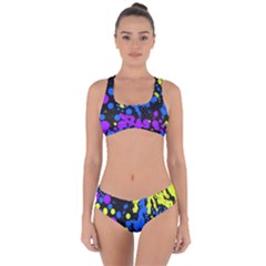 Painted Design 5 Criss Cross Bikini Set by impacteesstreetweartwo