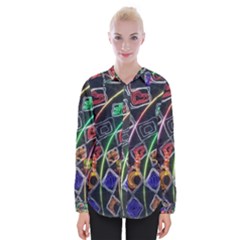 Dragon Lights Womens Long Sleeve Shirt