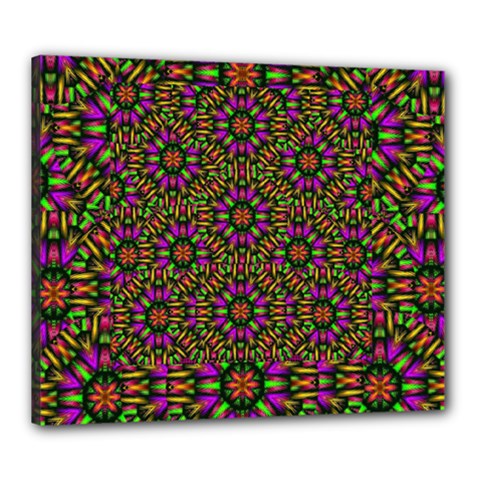 Paradise Flower In The Jungle Canvas 24  X 20  (stretched) by pepitasart