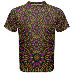 Paradise Flower In The Jungle Men s Cotton Tee by pepitasart