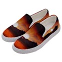 Sunset Sun Light Landscape Men s Canvas Slip Ons View2