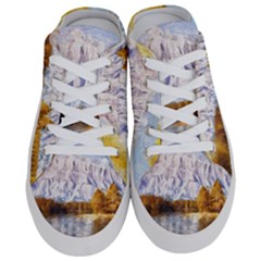 Painting Paint Landscape Nature Half Slippers by Pakrebo