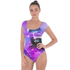 Ski Boot Ski Boots Skiing Activity Short Sleeve Leotard 