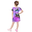 Ski Boot Ski Boots Skiing Activity Kids  Short Sleeve Velvet Dress View2