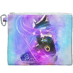 Ski Boot Ski Boots Skiing Activity Canvas Cosmetic Bag (xxxl)