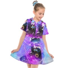 Ski Boot Ski Boots Skiing Activity Kids  Short Sleeve Shirt Dress