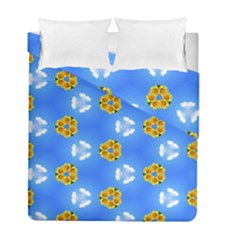 Pattern Sequence Motif Design Plan Flowers Duvet Cover Double Side (full/ Double Size)