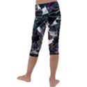 Abstract Background Science Fiction Kids  Lightweight Velour Capri Leggings  View4