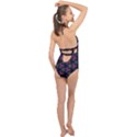 Background Wallpaper Pattern Halter Front Plunge Swimsuit View2