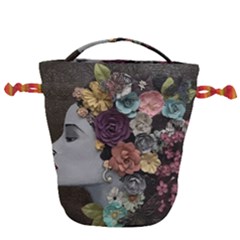 Asian Beauty Drawstring Bucket Bag by CKArtCreations