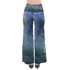 Birch Forest Nature Landscape So Vintage Palazzo Pants by Pakrebo