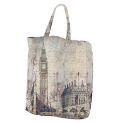 London Westminster Bridge Building Giant Grocery Tote by Pakrebo