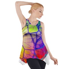 Isolated Transparent Sphere Side Drop Tank Tunic by Pakrebo