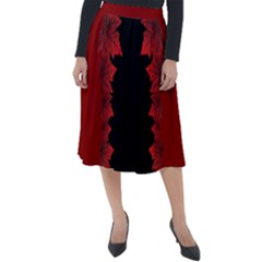  Canada Maple Leaves Skirts Classic Velour Midi Skirt 