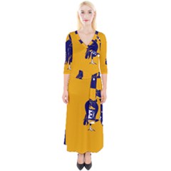 Flag Of Australian Capital Territory Quarter Sleeve Wrap Maxi Dress by abbeyz71