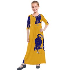 Flag Of Australian Capital Territory Kids  Quarter Sleeve Maxi Dress by abbeyz71