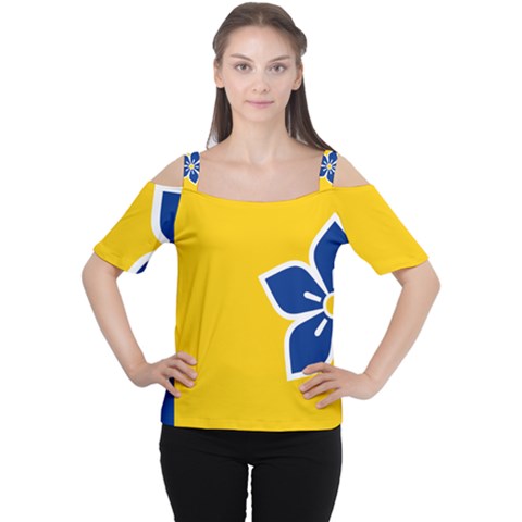 Proposed Flag Of Australian Capital Territory Cutout Shoulder Tee by abbeyz71